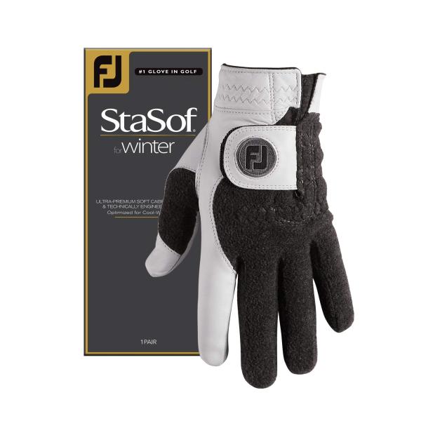 FootJoy StaSof Winter Gloves Pearl Cadet Medium/La...