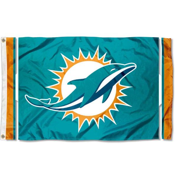 Miami Dolphins Large 3x5 Flag