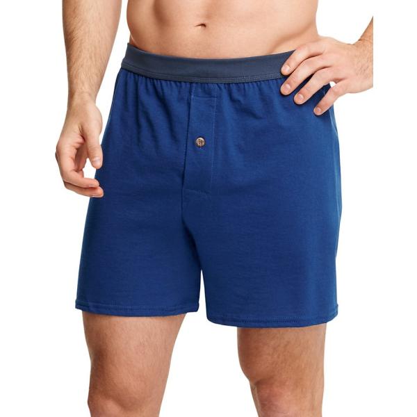 Hanes MKCBX5 Mens Tagless Comfortsoft Knit Boxers ...