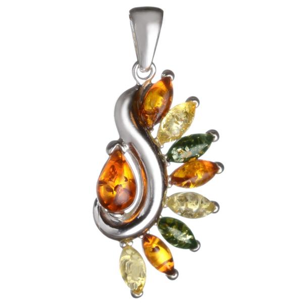 HolidayGiftShops Amber Jewelry for Women - Sterlin...