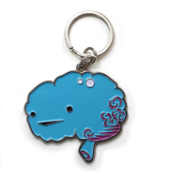 I Heart Guts Brain Keychain - All You Need is Lobe...