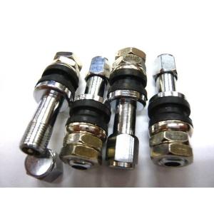 アルミ用 エアバルブ セミロングタイプ 4本セット   エアーバルブ