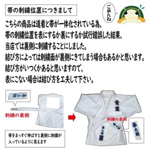 JJO 幼児用上下セット帯付き ネーム刺繍無料...の詳細画像1