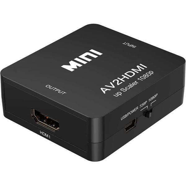 RCA to HDMI変換コンバーター AV hdmi コンバーター AV to HDMI変換コンバ...