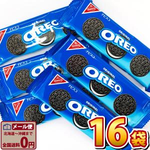 ナビスコ オレオ バニラクリーム OREO 1袋（3枚入）×16袋（合計48枚）　ゆうパケット便 メール便 送料無料 個包装 お菓子 駄菓子 ポイント消化 お試し｜kamejiro