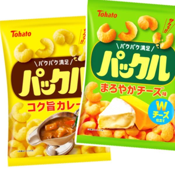 東ハト パックル コク旨カレー味＆まろやかチーズ味 2種類 合計24袋 詰め合わせセット　訳あり お...