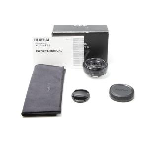 ☆新品級☆FUJIFILM 単焦点広角レンズ XF27mmF2.8 B ブラック