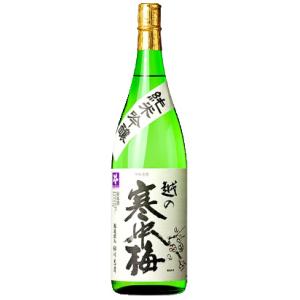 越の寒中梅　純米吟醸　1,800ml｜kameshin-store