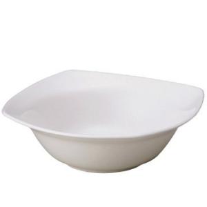 NARUMI ボウル 皿 スタイルズ ホワイト 対角16cm スクエア 電子レンジ温め 食洗機対応 50481-5401