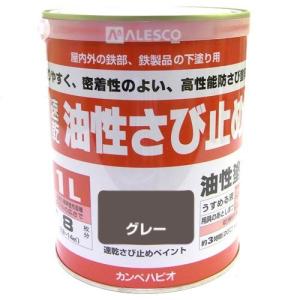 カンペハピオ 速乾さび止ペイント グレー 1L