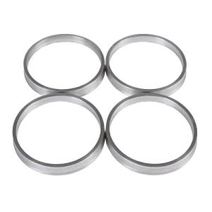 [アスラプロジェクト] ハブリング 73.1-64.1 mm ツバ 付き 4枚 セット 鍛造 アルミ製