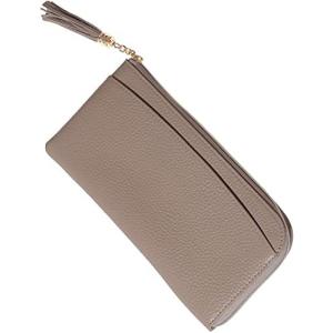 BLUE SINCERE 収納士監修 本革 長財布 レディース RFID スキミング防止 YKK L字ファスナー タッセル付き 財布 お札入れ 小銭入