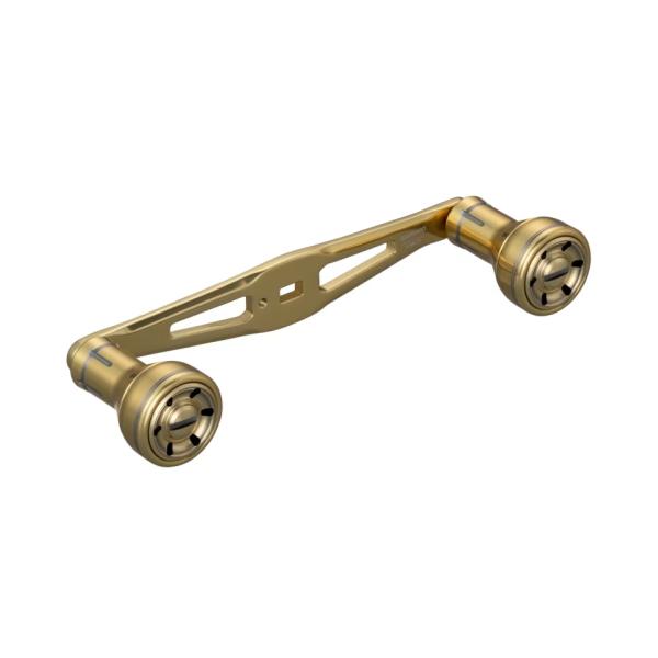 シマノ [90] 25 夢屋 ダブルハンドルアルミノブ 60mm ゴールド (G2)