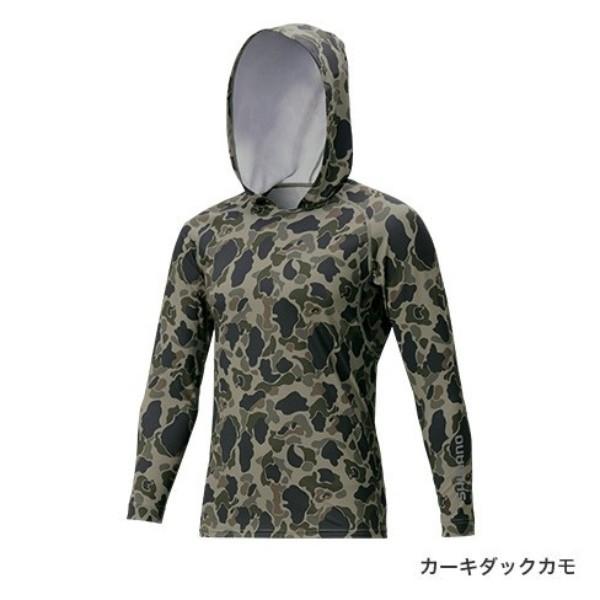 ポイント15倍 シマノ [90] IN-062Q サンプロテクション ロングスリーブフーディシャツ ...