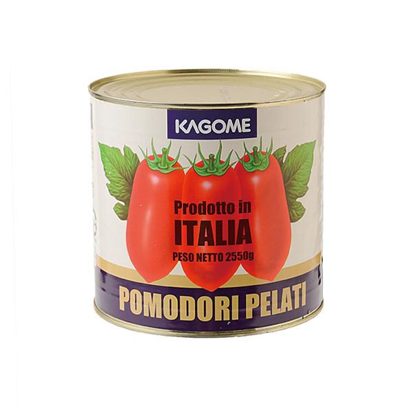 カゴメ　トマトホール　＃１　（２５５０ｇ） 1個口6缶まで | pomodoro Tomato  