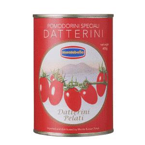 唯一の皮むき！ イタリアット ダッテリーニ  トマト缶 400g 【1個口48缶まで】| モンテベッ...