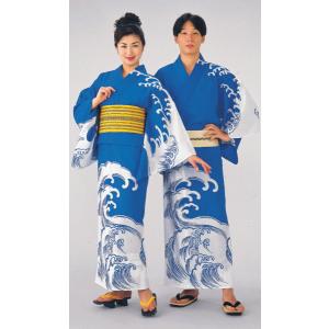 浴衣 仕立て上がり 女性用 絵羽ゆかた 波柄 : ODORI Company - 通販