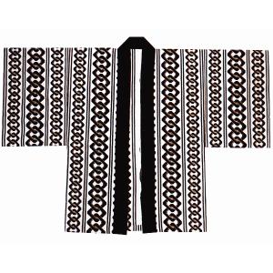 半纏 メンズ レディース 祭り 踊り 法被 手古舞 紺地 白吉原つなぎ