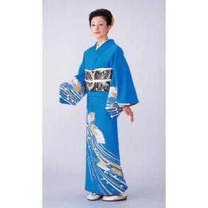 訪問着 胴抜き 女性 踊り 絵羽 洗える着物 紫 流水 花筏 : カメヤ