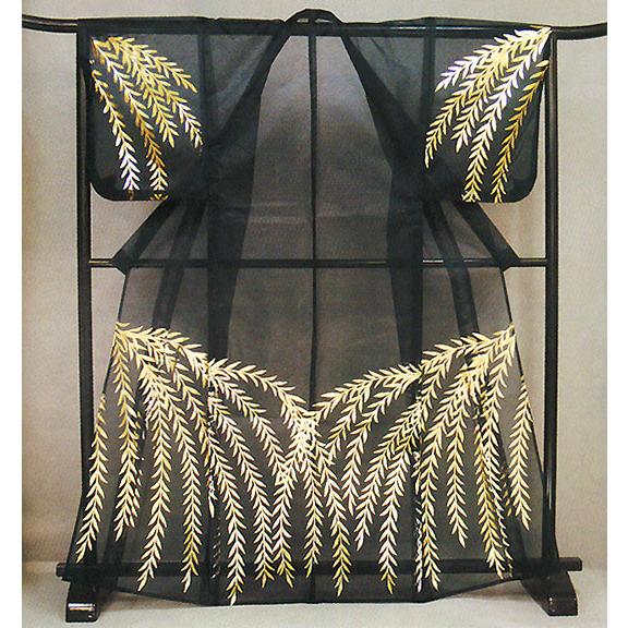 被衣 （納期約45日） かつぎ かずき 踊り 衣被 きぬ かつぎ 日本舞踊 歌舞伎 黒 柳