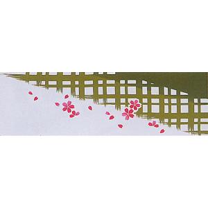 手拭い 祭り 手ぬぐい 手拭 踊り てぬぐい 本染め 粗品 お年賀 110cm 格子 桜