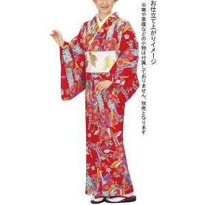 訪問着 着物 反物 女性 男性 踊り 絵羽 洗える着物 縹色 縞 花弁