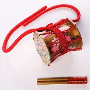 舞踊小道具　鼓 バチ付き　新品未使用品 前太鼓 バチ付き 踊り小道具 日本舞踊小道具 : おどり用品の扇寿