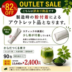 青汁 訳あり 乳酸菌 たんぱく質 90包 大容...の詳細画像1