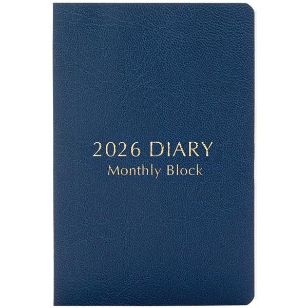 2026年ポケット ネームカードダイアリーブロック ネイビー 2025年12月始（レイメイ藤井） N...
