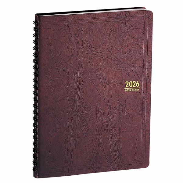 2026年A5ダイアリー手帳 デスクプランダイアリー／クレスピン ナカバヤシ　令和8年スケジュール帳...