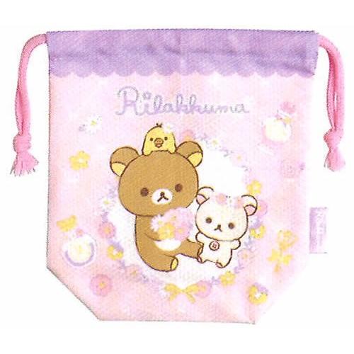 リラックマ[Rirakkuma]R/Kゴーゴースクール巾着Ｍ（きんちゃく）（CU53301）