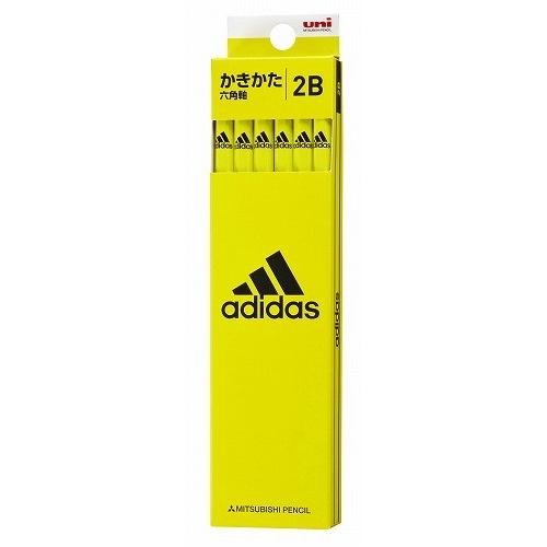 アディダス（AI06）[adidas]2019新学期鉛筆5607　6角　（2B）（かきかたえんぴつダ...