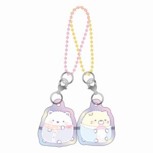 すみっコぐらし[sumikkogurashi]　すみっコベビー／ねんねT'sFactoryオーロラペアアクリルキーホルダー（SG-5541724SN）