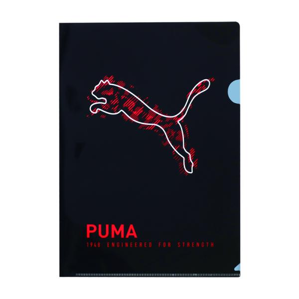 プーマ[PUMA]（ブラック）（クツワ）クリアホルダー（クリアファイル）（PM445BK）