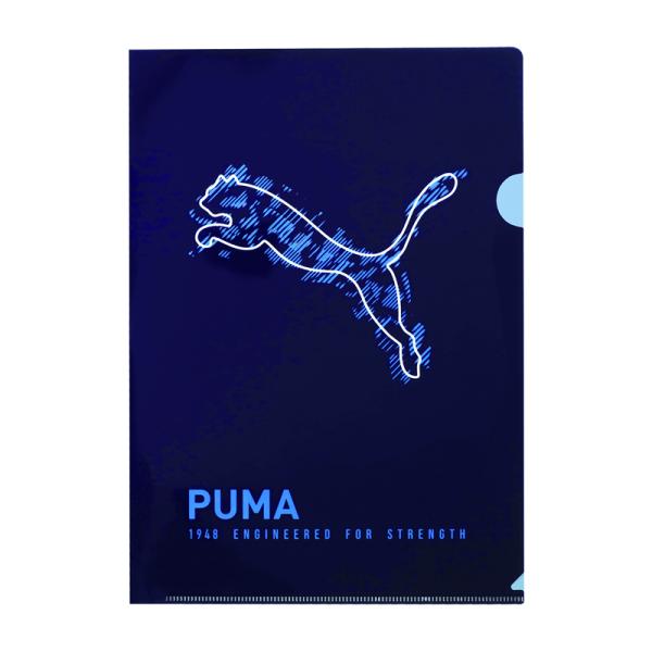 プーマ[PUMA]（ネイビー）（クツワ）クリアホルダー（クリアファイル）（PM445NB）