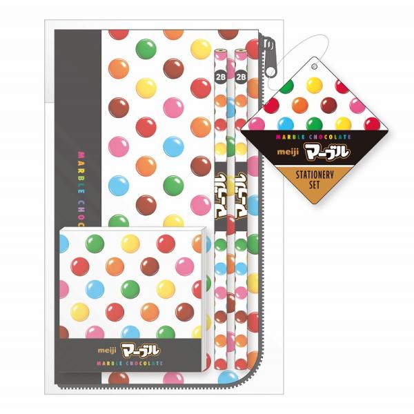 マーブル4FUNBOXおもしろ文具（パロディ文具）おやつマーケット文具ギフトセットプチギフト文房具セ...