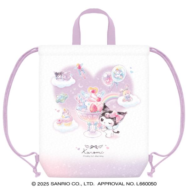 クロミちゃん[SanrioKURIMI]サンリオ（ハート） クラックス（CRUX) 学校体操服袋(巾...