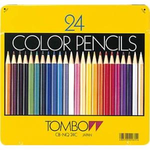 色鉛筆＜缶ケース入り＞２４色(cb-nq24c)