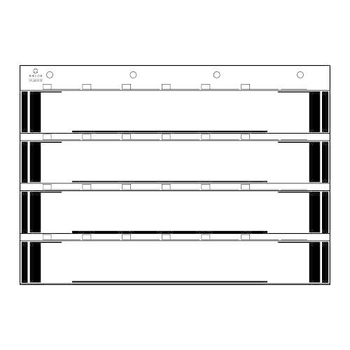 本州工事写真帳 A4ネガ8 スペア台紙