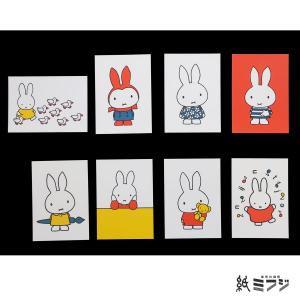 ミッフィー miffy ディックブルーナ DickBruna ポストカード 8色｜kami-mifuji