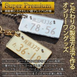 ナンバープレートキーホルダー ストラップ プレ...の詳細画像1