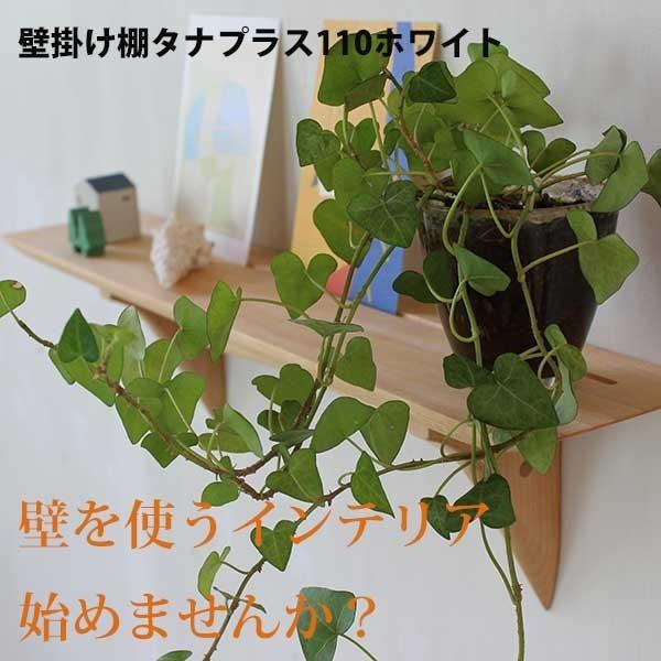 ウォールシェルフ 飾り棚 壁掛け タナプラス110ホワイト おしゃれ 玄関 インテリア モダン新築 ...