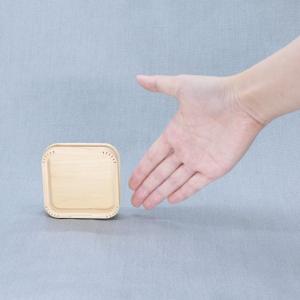 神棚 神具 お供え 折敷 2.5寸 米 塩 桧...の詳細画像3
