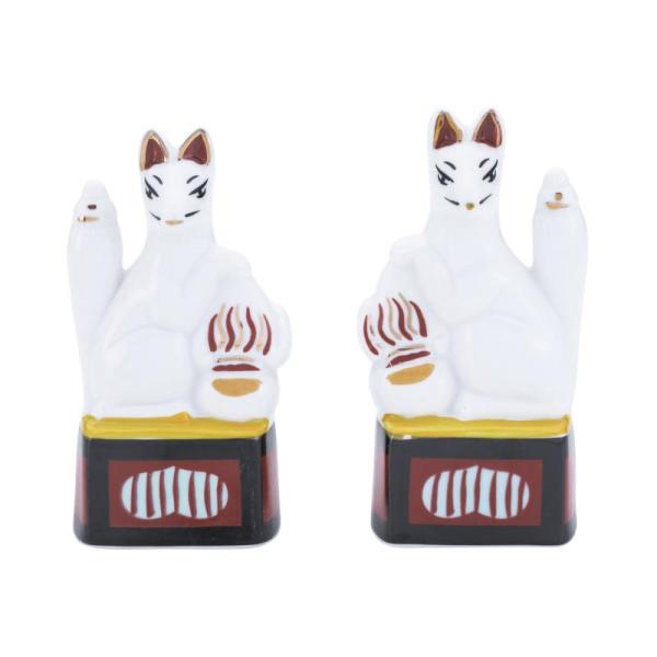 稲荷 神具 きつね きつね 3寸 お稲荷さん 狐 家内安全 産業興隆 交通安全 芸能上達 商売繁盛 ...