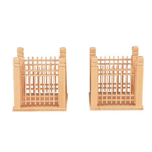 神棚 神具 玉垣 玉垣 5寸 1対 榊立て 角 木曽桧 木曽檜 木曽ひのき 木曽ヒノキ 神棚の里