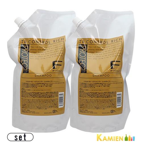 フィヨーレ Fプロテクト ヘアシャンプー リッチ 1000ml 詰め替え 合計2点セット 【宅急便対...