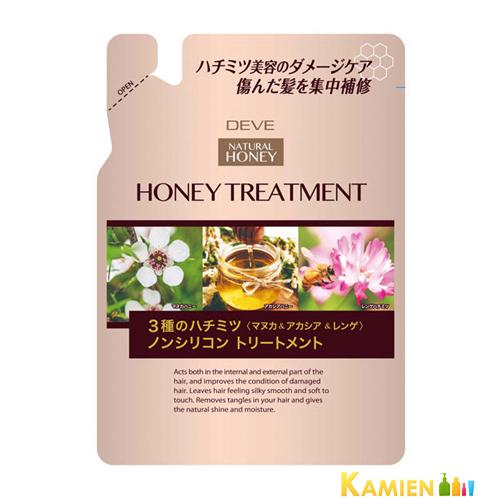 熊野油脂 ディブ 3種のハチミツ トリートメント 350ml 詰め替え【ドラッグストア】【追跡可能メ...