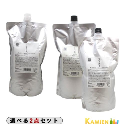 髪にドラマを。 つるりんちょ。 熱処理メニュー用 シャンプー 1000ml  トリートメント 100...