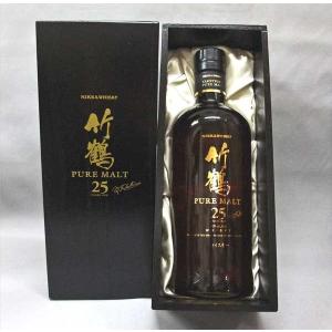 竹鶴25年ピュアモルト 43％ 700ml×1本入 ウイスキー