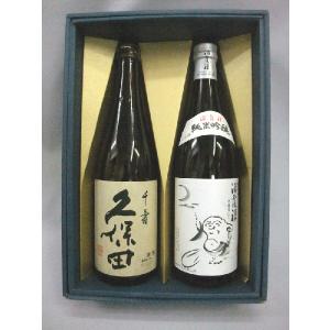 日本酒飲み比べセット（久保田 千寿 吟醸 、浦霞 禅 純米吟醸）720ml ×2本組（箱入）｜kamigataichiba